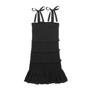 KatieJ Girls Evan Smocked Ruffle Dress